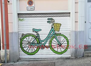 Graffiti Persiana Bicicleta 300x100000
